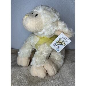 Mary Meyer Musical Plush Lamb Family Christian Store Jesus Loves Me Yellow Bow